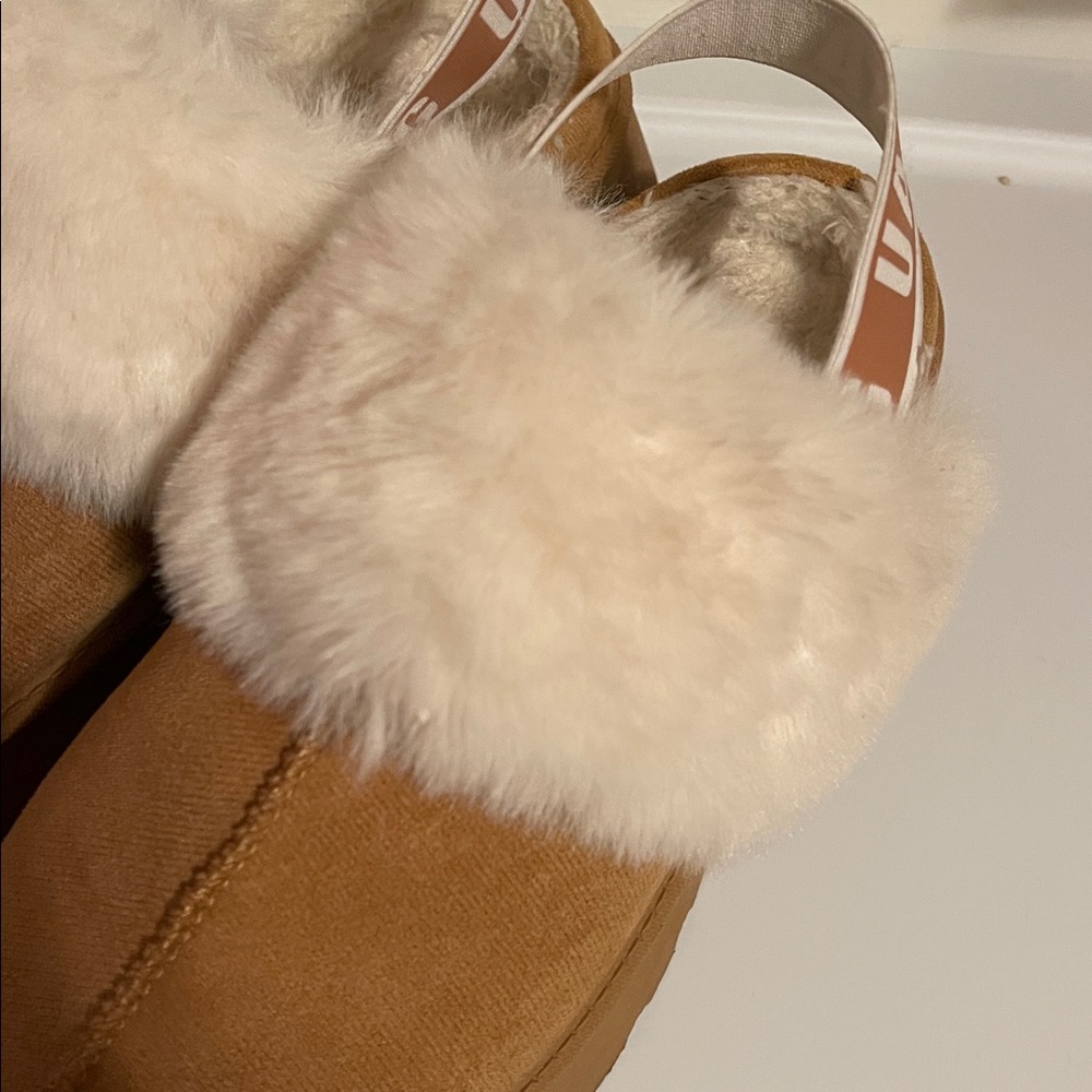 Faux shearling platform slipper - Picture 4 of 7